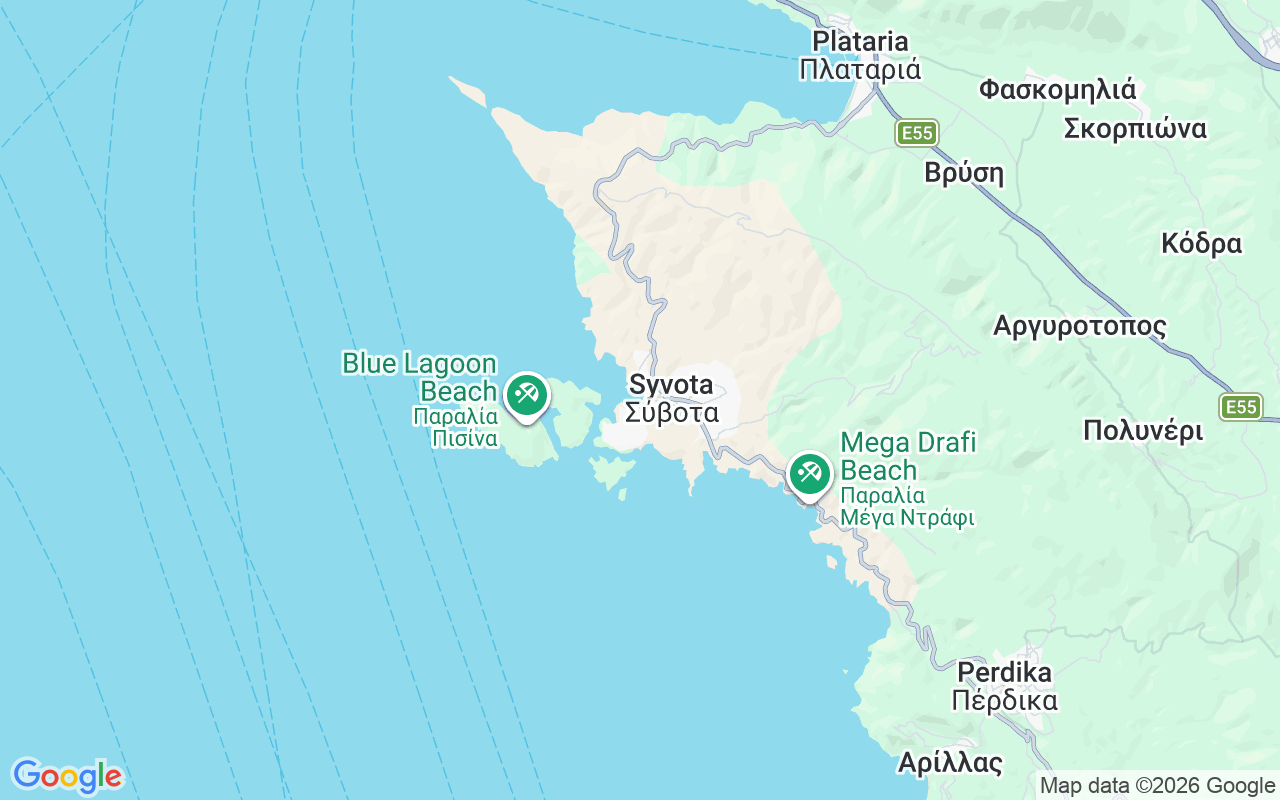 De locatie van RIB: Port Of Sivota, Syvota 461 00