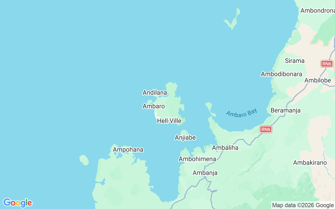 Ubicación Catamarán: Cratere, Nosy Be