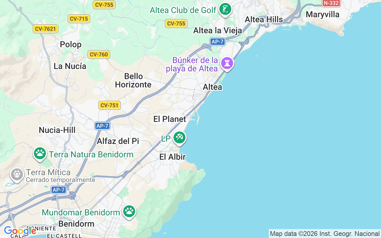 Ubicación Lancha: Puerto Deportivo De Altea, Altea