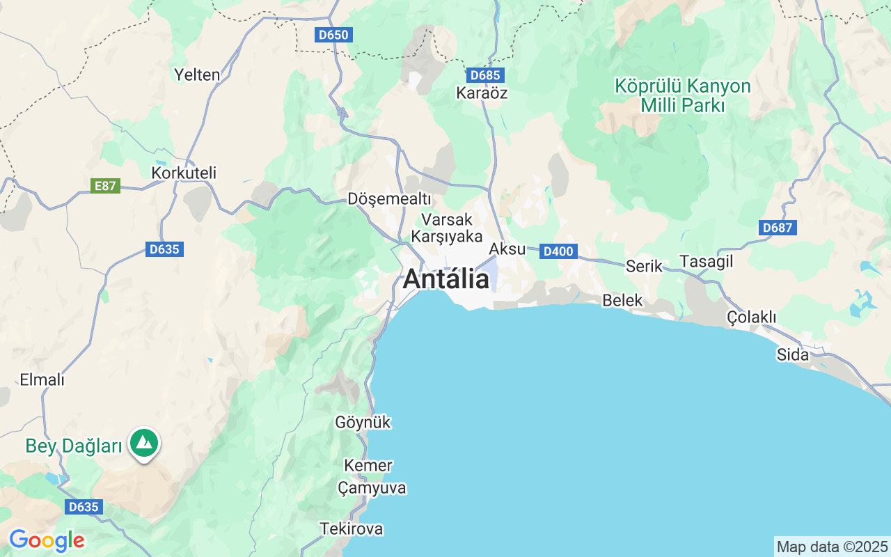 Localização do(a) Lancha: Belek, Antália