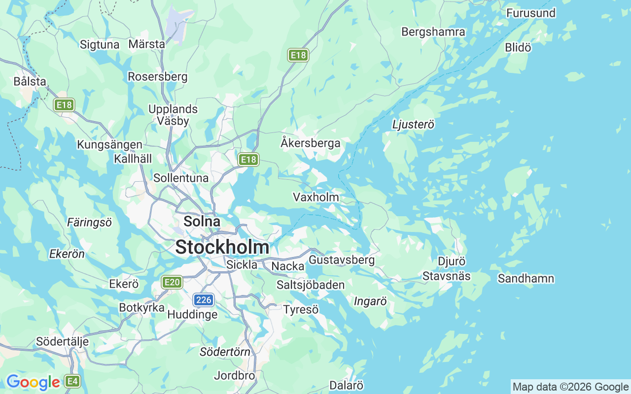 Liegeplatz Motorboot: Säbyvikens Marina, Vaxholm
