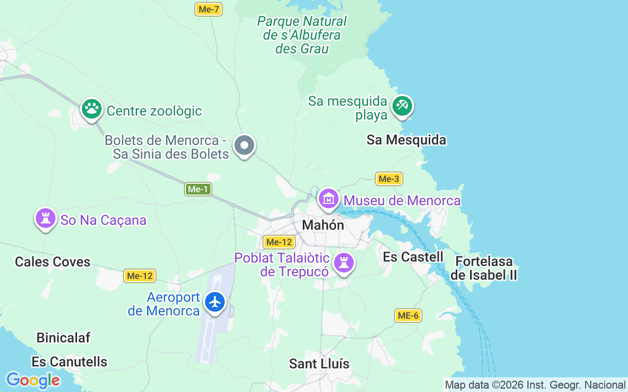De locatie van RIB: Marina Menorca, Maó