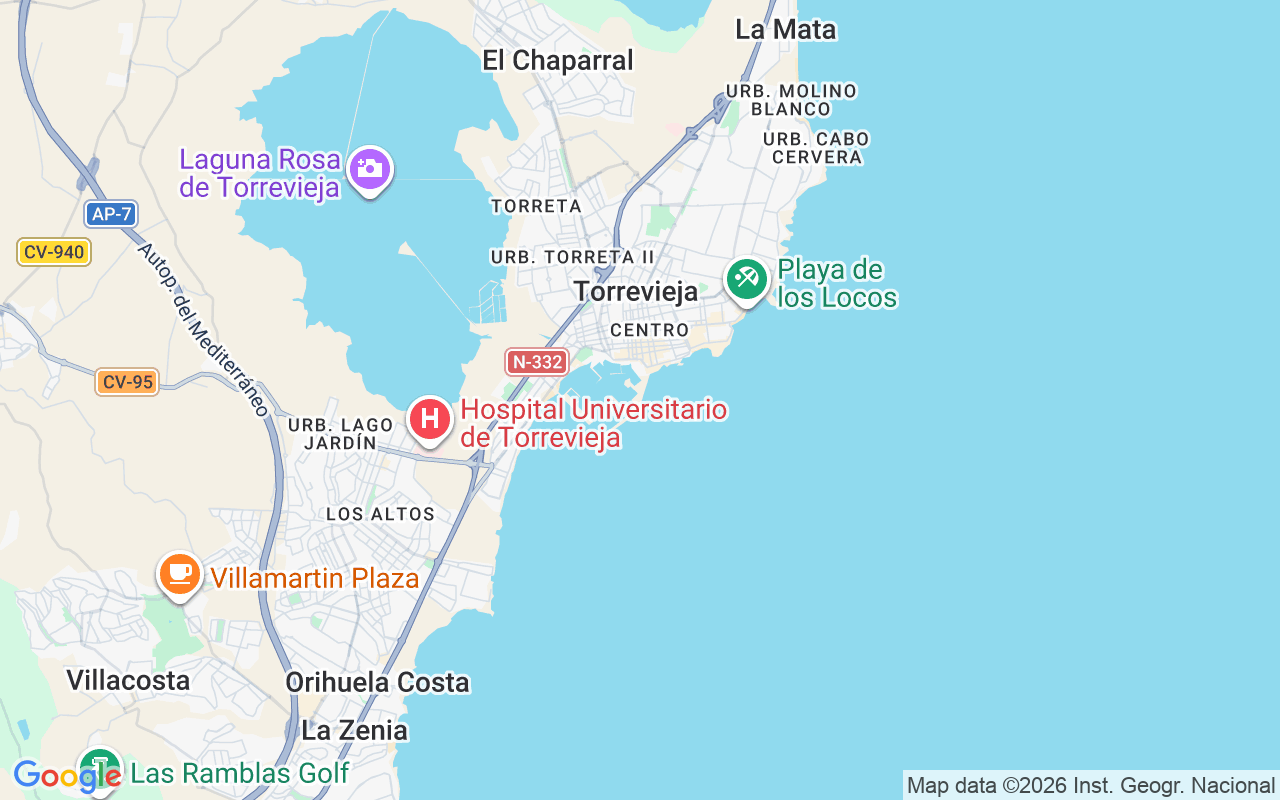 De locatie van Motorboot: Marina Salinas, Torrevieja