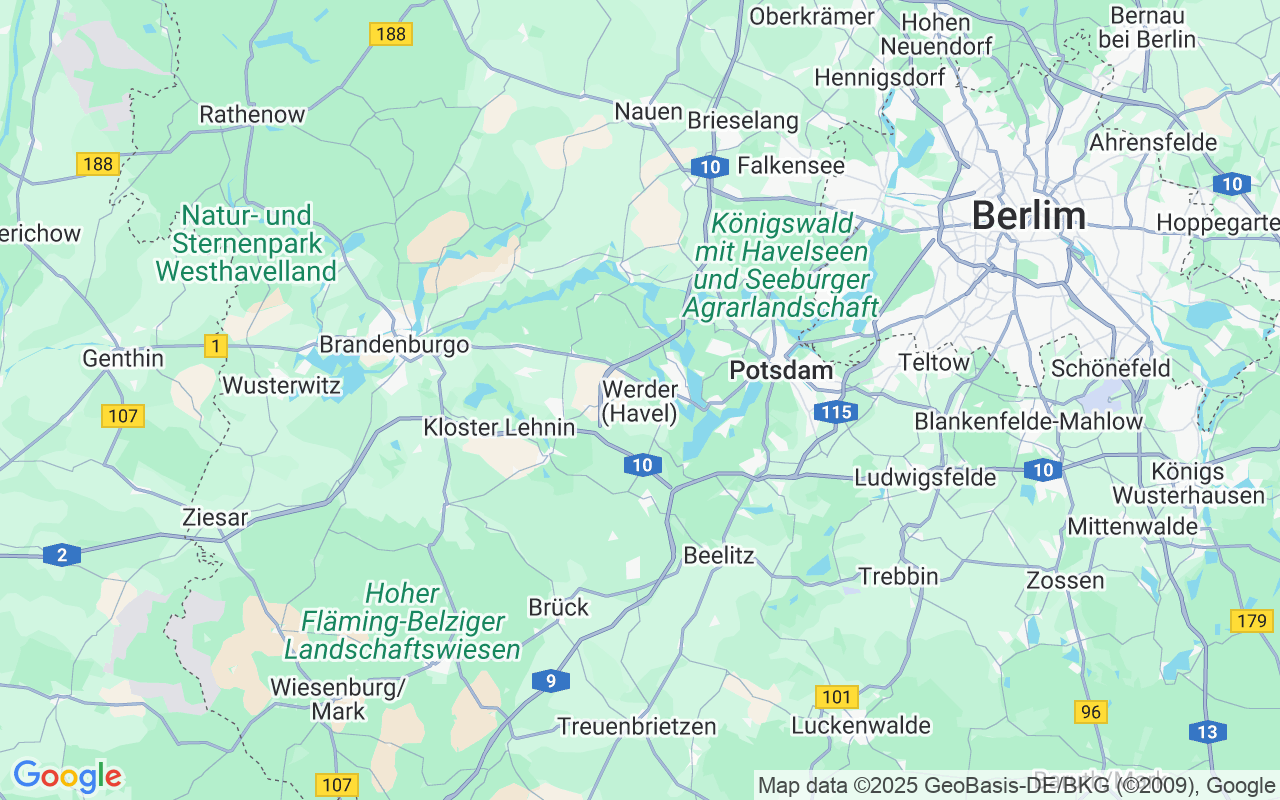 Localização do(a) Casa Flutuante: Werder, 14542 Werder