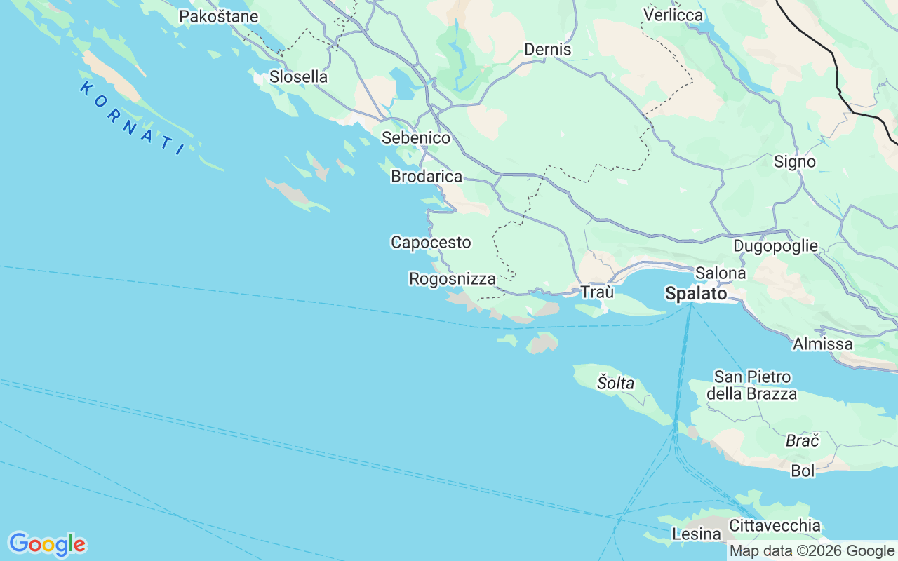 Luogo Catamarano: Marina Frapa, Rogosnizza
