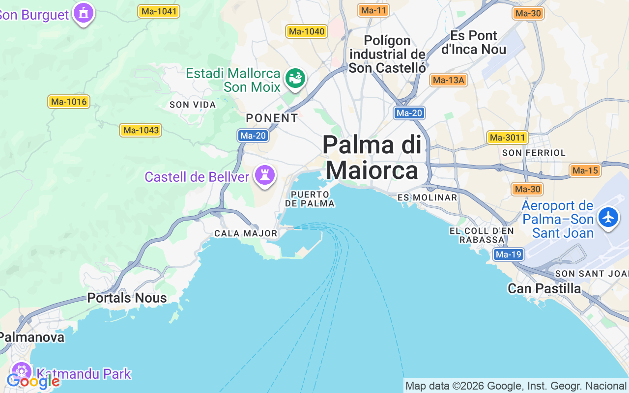 Luogo Barca a motore: Palma De Mallorca, Palma Di Maiorca
