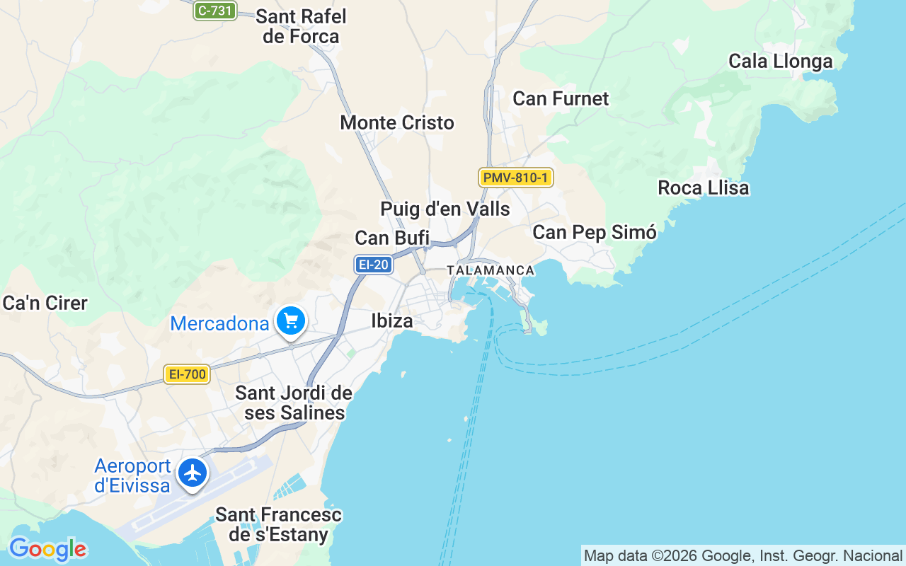 Localização do(a) Jet ski: Ibiza, Espanha