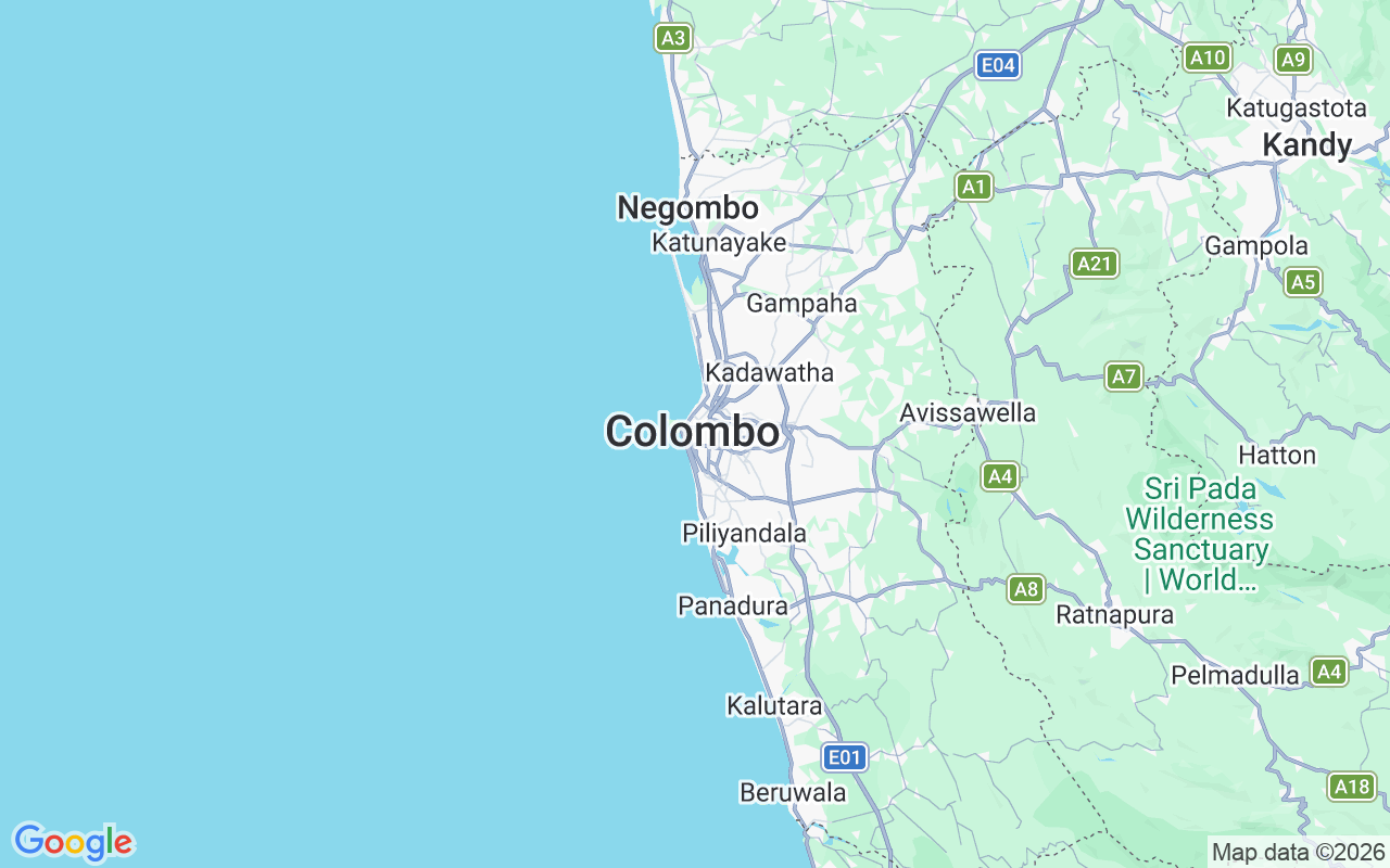 Luogo Barca a vela: Port City, Colombo