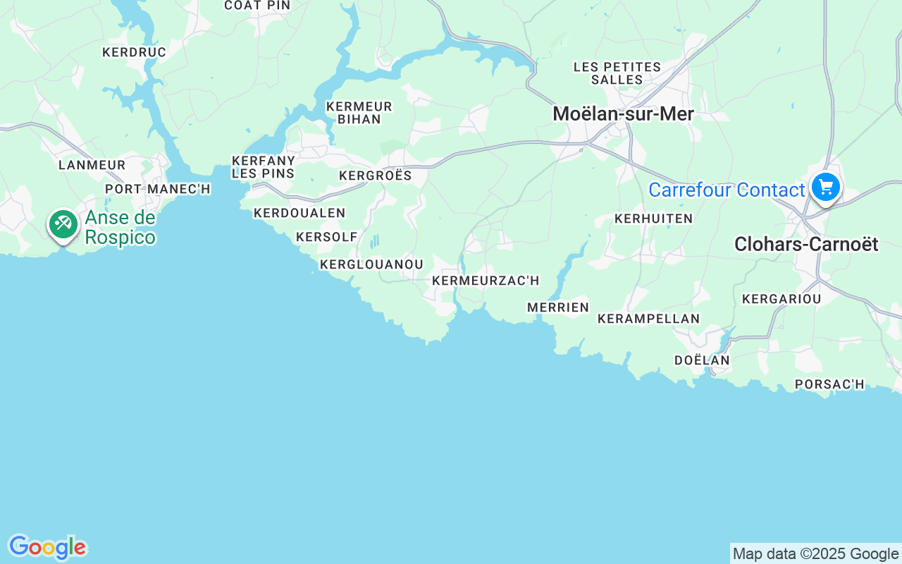 Location of the RIB: Port De Brigneau, 29350 Moëlan-Sur-Mer
