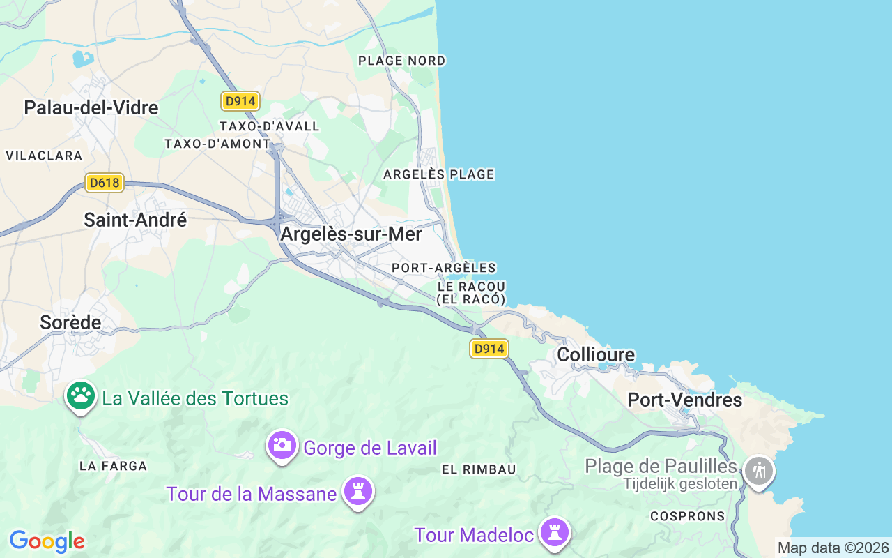 De locatie van Motorboot: Port D'argelès Sur Mer, 66700 Argelès-Sur-Mer
