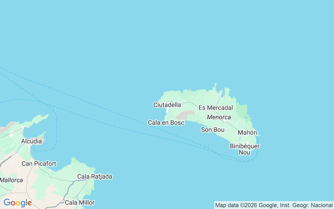 De locatie van Motorboot: Ciutadella, Ciutadella De Menorca