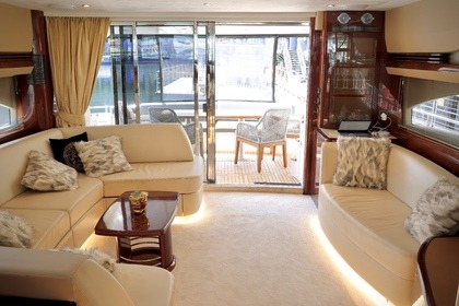 Charter Motorboat Princess 67 Flybridge London