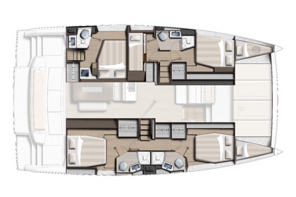 Location Catamaran  BALI 4.6 Le Marin