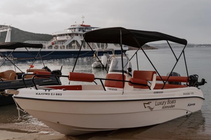 Miete Boot ohne Führerschein  Karel White Paxos 170 Amouliani