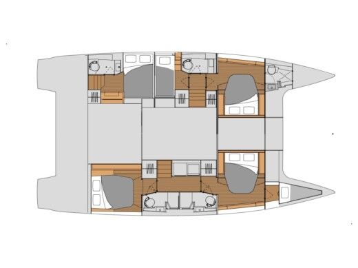 Catamaran  Tanna 47 boat plan