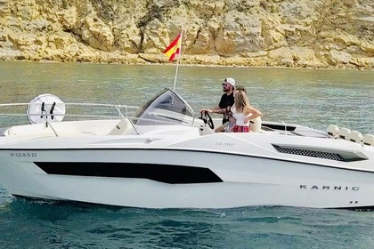 Hire Motorboat Karnic Sl702 Dénia