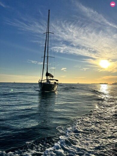 Sailboat Jeanneau sun odyssey 43 Boot Grundriss