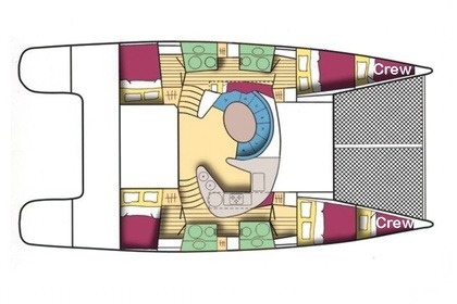 Hyra båt Katamaran Fountaine Pajot Bahia 46 San Ciprianu