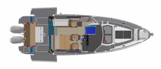 Motorboat DAILY CRUISES FROM CORFU SAXDOR 320GTC Boat design plan