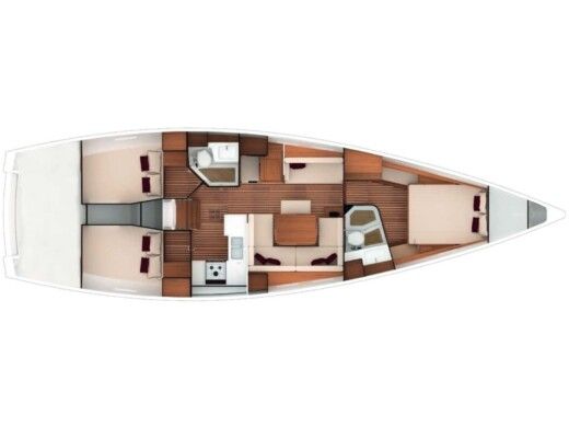 Sailboat Italia Yachts IY 13.98 Plan du bateau