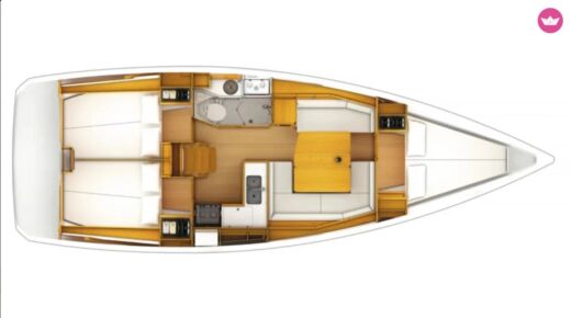 Sailboat Jeanneau Sun Odyssey 379 Boat design plan