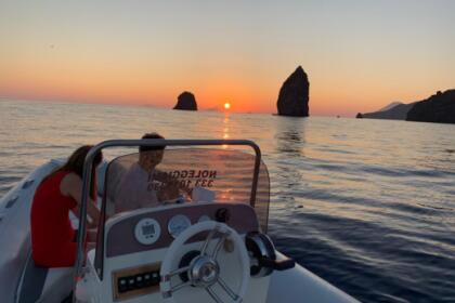 Charter Boat without licence  Altamarea 5.80 mt Aeolian Islands