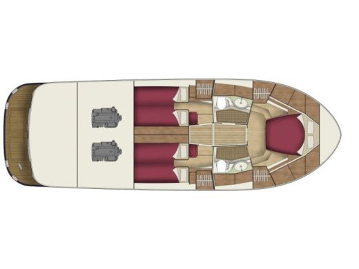 Motorboat SAS Vektor Adriana 44 boat plan