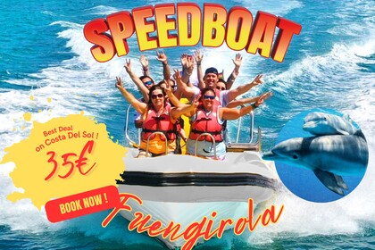 Rental RIB 35€ per ticker for 1 hour ride Ask the choosen hour for an amazing: Fuengirola