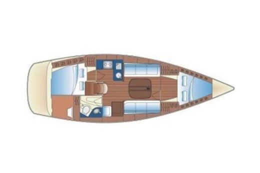 Sailboat Bavaria Yachts Bavaria 36 Deep Keel boat plan
