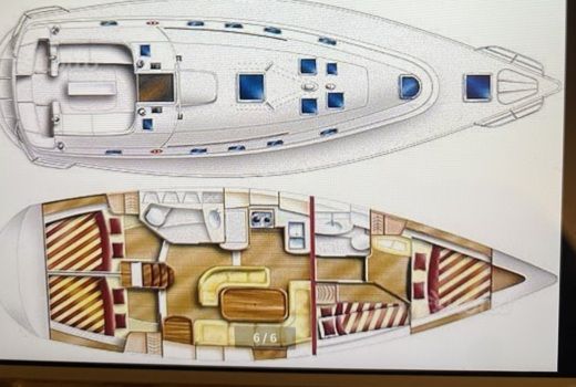 Sailboat Dufour Gran large Boat design plan