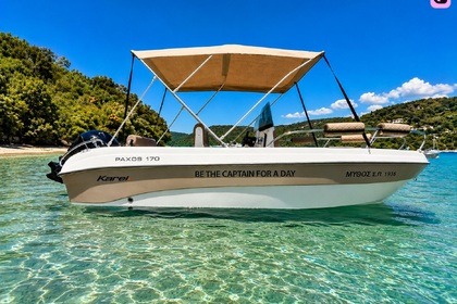 Location Bateau sans permis  Karel Paxos 170 Lefkada