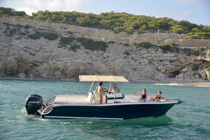 Hire Motorboat Blackpeper Tenderfish 28 Barcelona