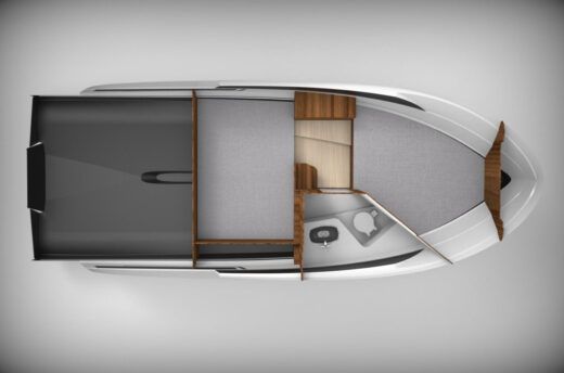 Motor Yacht Nautic 880 Planimetria della barca