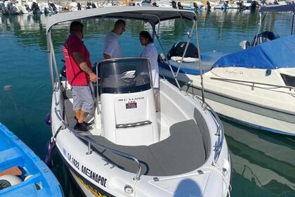 Hire Boat without licence  Poseidon Blue water 170 Faliraki