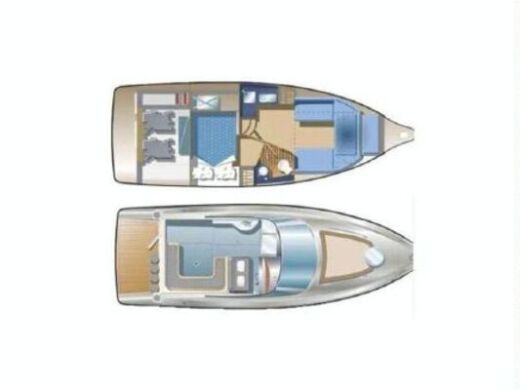 Motorboat Rio 850 Day Cruiser boat plan