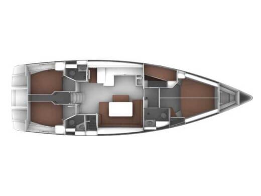 Sailboat  Bavaria Cruiser 51 Plan du bateau