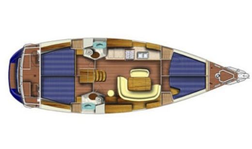 Sailboat Jeanneau sun odyssey 45 Boat design plan