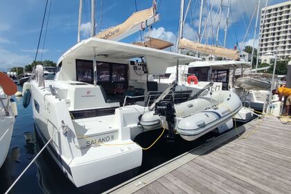 Charter Catamaran Fountaine Pajot Lucia 40 with watermaker Pointe-a-Pitre