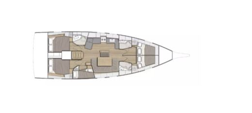 Sailboat BENETEAU OCEANIS 46.1 boat plan