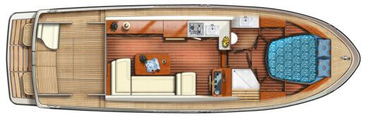 Motorboat Linssen Yachts 35 SL Sedan Boot Grundriss
