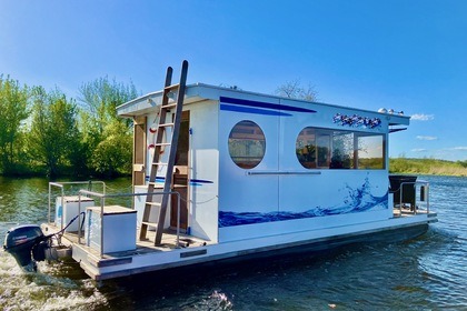 Verhuur Woonboot komfortables führerscheinfreies Hausboot⚓ Rollyboot Potsdam