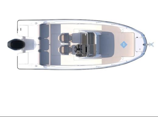 Motorboat Quicksilver Activ 675 Open Plan du bateau