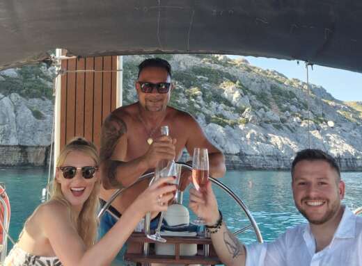 Sailboat Beneteau Oceanis 321 Plattegrond van de boot