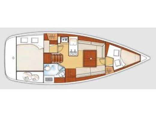 Sailboat Beneteau Oceanis 31 Boat design plan