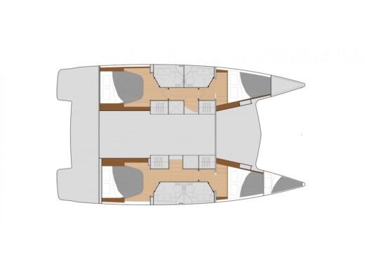 Catamaran  Isla 40 Boat design plan