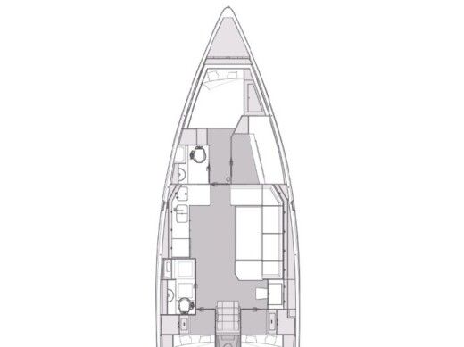 Sailboat ELAN IMPRESSION 43 (2024) Plan du bateau