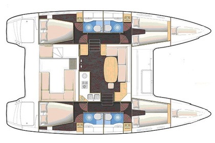 Location Catamaran Lagoon Lagoon 400 Athènes