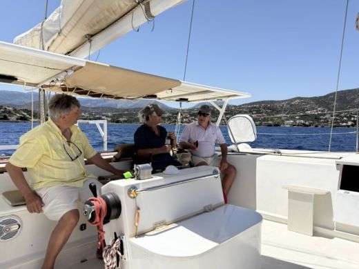 Agios Nikolaos Catamaran Katri Eco Cat alt tag text