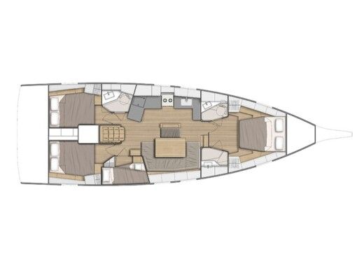 Sailboat  Oceanis 46.1 boat plan