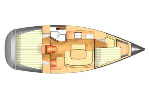 Sailboat Dufour Dufour 365 Grand Large Plan du bateau
